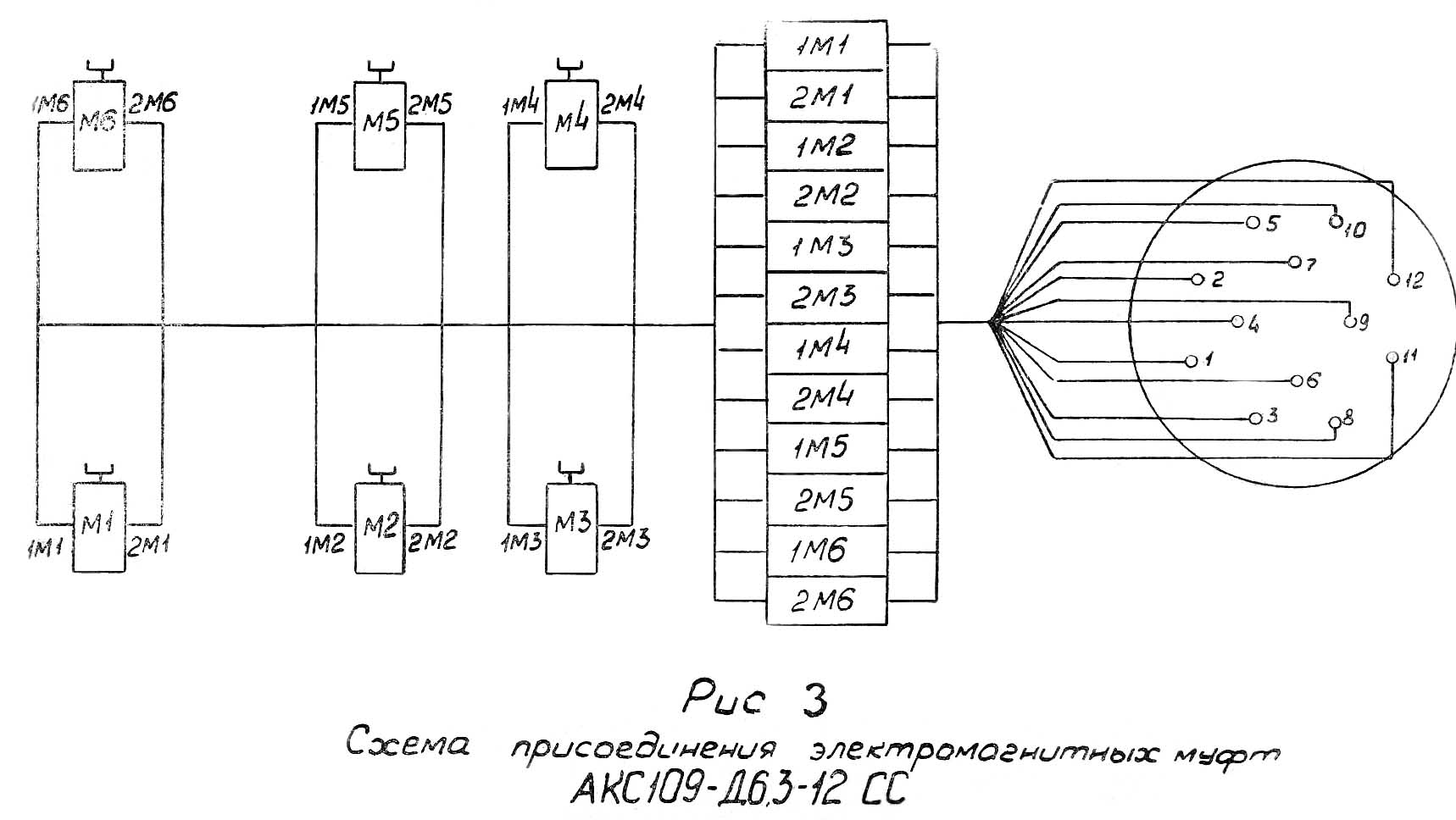 Схема з'єднань токарно-гвинторізного верстата 1А616К Схема з'єднань токарно-гвинторізного верстата 1А616К